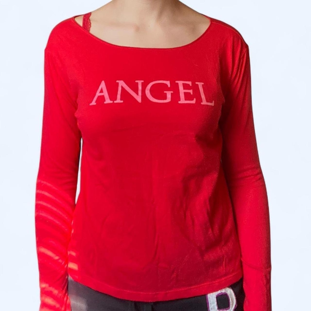 Victoria's Secret Red Long Sleeve Top